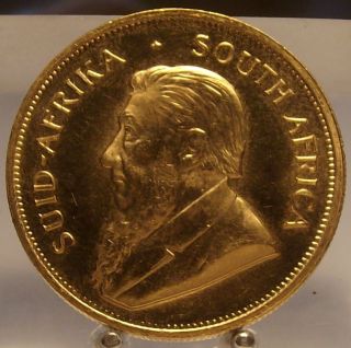 1979 1 Ounce Gold Krugerrand,  South African Gold Coin,  Bullion,  One Oz Gold Coin photo