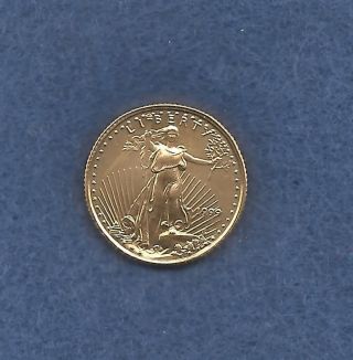 1999 1/10 Oz $5 American Gold Eagle photo