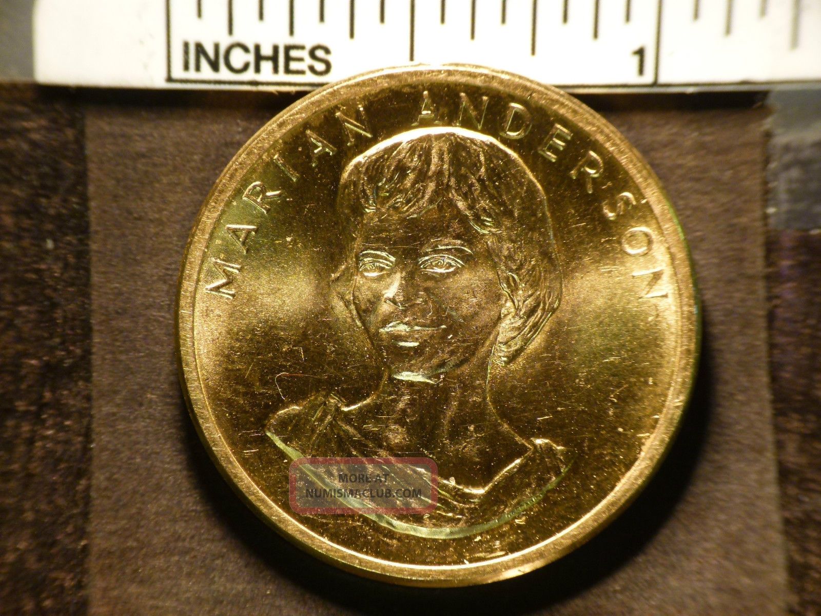 1980 Marian Anderson Gold Coin American Arts Commemorative ...