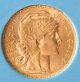 1914 French Gold 20 Franc Rooster Brilliant Uncirculated - A Great Collector Coin Europe photo 2