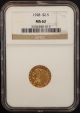 1928 Indian Head $2.  50 Gold Piece Certified Ngc Ms 62 (two And One Half) Gold (Pre-1933) photo 1