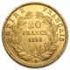 France 20 Francs Gold Napoleon Iii Coin - Au Or Better Gold photo 1