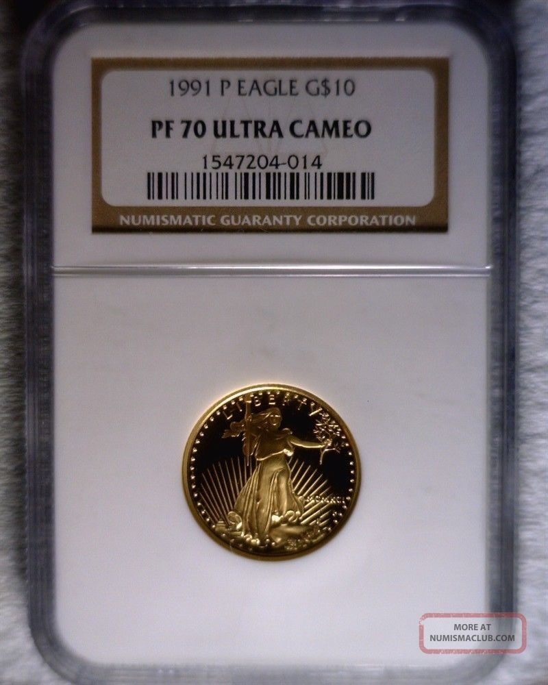 1991-p-proof-10-1-4-oz-gold-eagle-graded-ngc-pf70-ultra-cameo