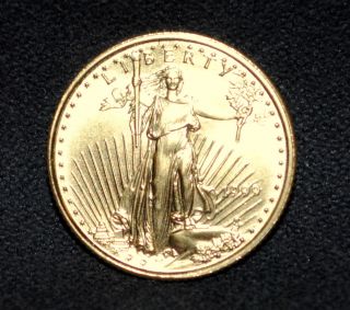 $5 Gold Eagle - 1999 Five Dollar - 1/10 Oz 22kt - Tenth Ounce Coin - Uncirculated photo
