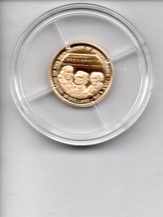 Liberia $10 Gold Coin,  U.  S.  Independence photo