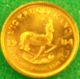 1984 1/10 Oz Gold Krugerrand Coin - Bu -.  999 Pure Gold Gold photo 1
