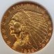 1929 Indian Head $2.  50 Gold Piece Certified Ms 62 By Ngc (two And One Half) Gold (Pre-1933) photo 2