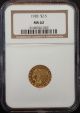 1928 Indian Head $2.  50 Gold Piece Certified Ms 62 By Ngc (two And One Half) Gold (Pre-1933) photo 1