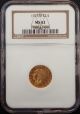 1925 D Indian Head $2.  50 Gold Piece Certified Ms 62 By Ngc (two And One Half) Gold (Pre-1933) photo 1