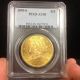 1898 - S Liberty Head Twenty Dollar Gold Coin Graded / Certified Pcgs Au58 Gold photo 2