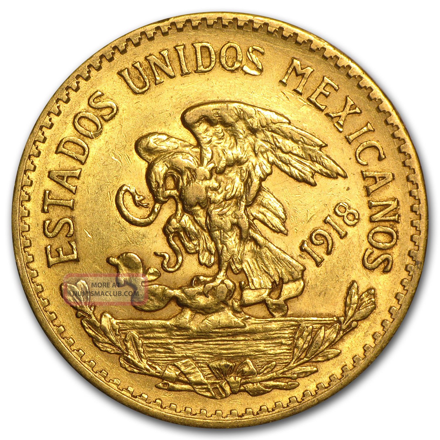 1918 Mexican Gold 20 Pesos Coin Extra Fine Sku 83576 cuba-20-pesos-km-21-prices-values-ngc