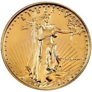 1986 Gold American Eagle 1/4 Oz.  Gold St.  Gauden Design 4167 - 07 photo
