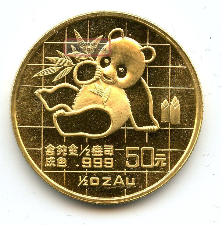 1989 Chinese Gold Panda 50 Yuan 1 2 Oz 999 Fine Gold Not Hucky 1989-chinese-gold-panda-50-yuan-1-2-oz-999-fine-gold-not-hucky