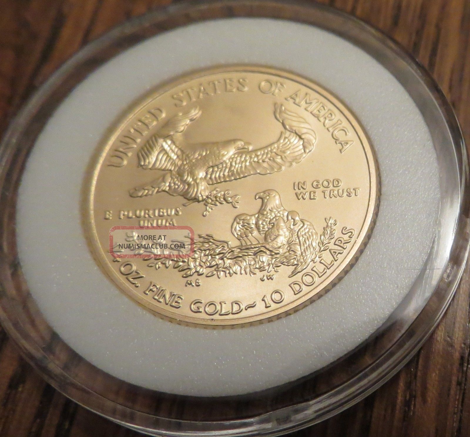 2012 1/4 Oz Gold American Eagle Coin Brilliant Uncirculated Fine Gold