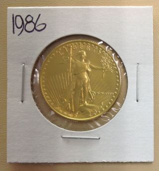 1986 $25 (1/2oz) American Gold Eagle - Uncirculated photo