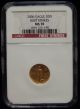 Ngc Ms 70 2006 1/10 Oz American Gold Eagle $5 First Strikes C420 Gold photo 3
