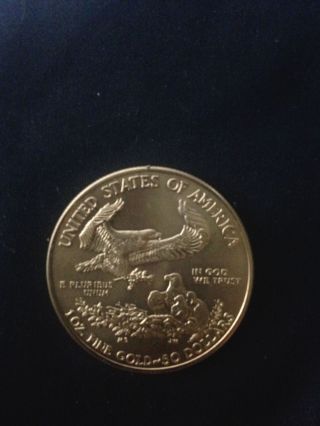 2014 1 Oz Gold American Eagle Coin - Brilliant Uncirculated - Sku 83880 photo