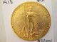 1913 $20 Saint Gaudens Gold Double Eagle Gem Brilliant Uncirculated Gold (Pre-1933) photo 4