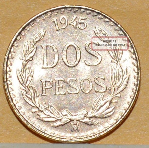 1945 Dos Pesos Mexican Gold Coin 1945-dos-pesos-mexican-gold-coin