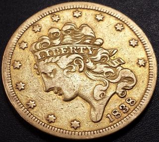 1838 Classic Head Five Dollar Gold Piece (half Eagle,  Five Dollars) photo