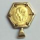 Mexican 2 1/2 Pesos Gold Coin - 1945 In A 14k Gold Pendant.  Stunning Gold photo 3