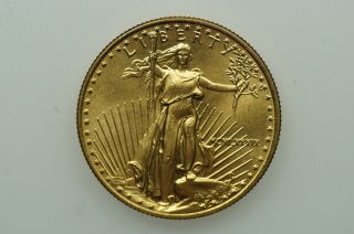 1989 1/2oz 999 Gold Amercian Eagle $25 Uncirculated Bullion Coin photo