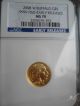 2008 W $5 American Buffalo.  9999 Fine Gold Ngc Ms - 70 Early Releases Commemorative photo 1