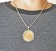 1976 $100 Canada Olympic 14k Gold Coin In A Custom Sterling Bezel & Rope Chain Coins: Canada photo 1