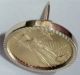 1992 1/10 Oz.  Gold American Eagle Mounted In 14k Gold Tie Tac Holder Gold photo 5