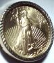 1992 1/10 Oz.  Gold American Eagle Mounted In 14k Gold Tie Tac Holder Gold photo 8