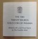 1983 Twenty Balboa Gold Proof Coin Of Panama North & Central America photo 3