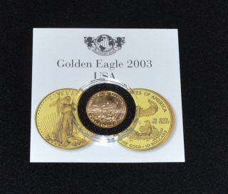 2003 $10 Gold American Eagle 1/4 Ounce photo