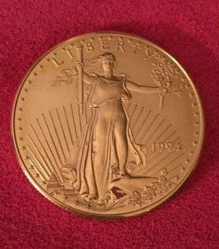 1994 American Eagle $50 Gold Coin - 1 Oz - Fine - Gold photo