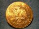 1947 Mexico 1.  2057 Troy Ounce Gold 50 Pesos Coin Gold photo 1