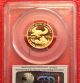 2014 W Gold Proof American Eagle 1/4 Oz $10.  00 Pcgs Pr 70 First Strike Dcam Gold photo 1