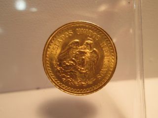 1945 Dos Y Medio Pesos Mexican Gold Coin photo