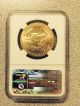 2011 $50 Gold Eagle Ngc Ms70 Perfect Early Release Gold photo 1