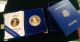 1987 - West Point American Gold Eagle Proof (1 Oz) $50 W/ Box & Gold photo 1