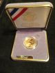 1991 W Mount Rushmore Anniversary Gold Five Dollar $5 Proof Coin Box Gold photo 3
