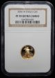 Ngc Pf 70 Ultra Cameo Proof 2006 W 1/10 Oz American Gold Eagle $5 Age C496 Gold photo 2
