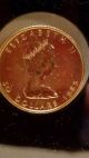 1985 Canadian $50 Gold Coin - Maple Leaf/elizabeth Ii - 1 Oz (. 9999) Fine Gold Gold photo 3