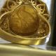 1911 $2.  50 Quarter - Eagle,  Indian Head Type Coin Ring D?sz.  9 Offer@scrap 10.  8grams Gold photo 3
