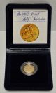 1982 Proof Great Britain Half Gold Sovereign Coin / Boxed & Card UK (Great Britain) photo 2