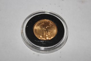 2002 1/10 Oz.  American Eagle Walking Liberty $5 Dollar Gold Coin photo