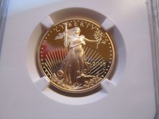 2006 W $25 American Gold Eagle,  Ngc Proof 70 Uc,  Low Mintage,  1/2 Oz. , photo