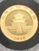 2010 1/2oz Chinese Gold Panda.  999 Fine Gold Coin - China photo 4