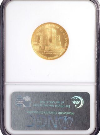 2007 - W $5 Gold U.  S.  Jamestown Ngc Ms 70 Rare Perfect Graded Bullion Coin photo