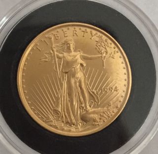 1994 American Eagle - $10 Gold Coin - 1/4 - Oz Fine - Gold photo