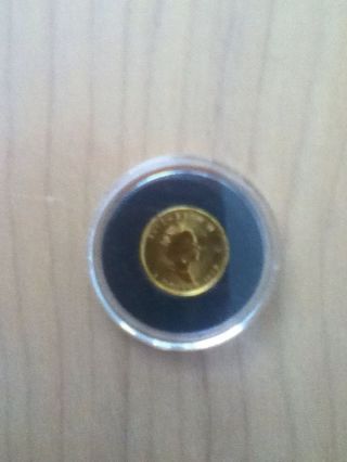 1999 - 1/20 Oz Gold Canadian Maple Leaf Coin - Bu - photo