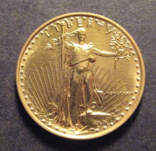 1986 American Gold Eagle 1/10 Troy Oz.  - 1st Year - Mcmlxxxvi (q646) photo